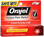 Orajel Instant Pain Relief Gel for Toothache Maximum Strength - 0.42 oz