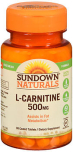 Sundown Naturals L-Carnitine 500 mg Tablets - 30 ct