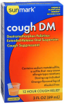 Sunmark Cough DM Liquid, Orange Flavor - 3 oz