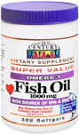 21st Century Fish Oil 1000 mg - Omega-3 - 300 Softgels