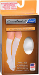 Loving Anti-Embolism Stockings Moderate Regular Medium White Inspection Toe Medium - 1 pair