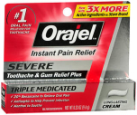 Orajel Severe Instant Pain Relief Cream - .33 oz