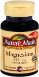 Nature Made Magnesium 250 mg Tablets - 100 ct