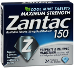 Zantac 150 Tablets Cool Mint - 24 ct