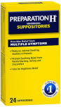 Preparation H Hemorrhoid Suppositories - 24 ct