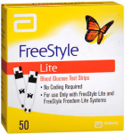 FreeStyle Lite Blood Glucose Test Strips - 50 ct