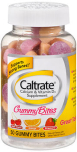 Caltrate Calcium & Vitamin D3 Supplement Gummy Bites Black Cherry, Orange, Strawberry - 50 Ct.