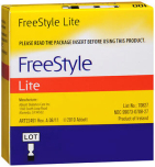 FreeStyle Lite Blood Glucose Test Strips - 100 ct