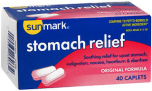 Sunmark Stomach Relief Caplets Original 40 ct