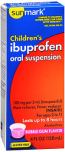 Sunmark Children's Ibuprofen Oral Suspension Bubble Gum - 4 oz