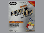 NICOTINE GUM 2MG CF REF RU 1C@
