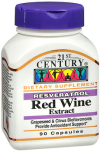 21st Century Resveratrol Red Wine Extract Capsules - 90 ct