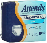 Attends Underwear Extra Moderate Absorbency Large - 4 pks of 18