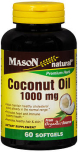 Mason Natural Organic Coconut Oil 1000 mg Softgels - 60 ct