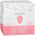 Summer's Eve Feminine Cleansing Cloths Sensitive Skin Sheer Floral Summers - 16 ct