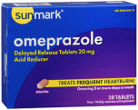 Sunmark Omeprazole Tablets - 28 ct