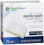 Health Mart Sterile Pads 2 in x 2 in 8-ply