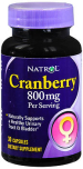 Natrol Cranberry 800 mg Capsules