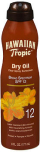 Hawaiian Tropic Dry Oil Clear Spray Sunscreen SPF 12