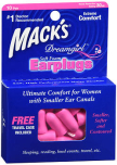 Mack's Dreamgirl Soft Foam Earplugs (10 Pair) NRR 30