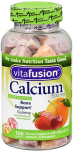 VitaFusion Calcium 500 mg Bone Support Gummies Natural Fruit and Cream Flavors