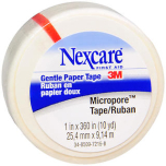 Nexcare First Aid Micropore Gentle Paper Tape 1 in. x 10 yd.