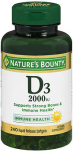 Nature's Bounty D3-2000 IU Softgels