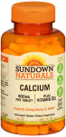 Sundown Naturals Calcium 600 mg plus Vitamin D3 Tablets