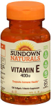 Sundown Naturals Vitamin E 400 IU Softgels