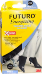 FUTURO Energizing Trouser Socks for Women Mild Compression Black Large