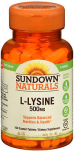 Sundown Naturals L-Lysine 500 mg Tablets - 100 ct