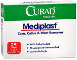 Curad Mediplast Corn, Callus & Wart Remover Pads