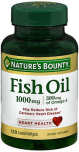 Nature's Bounty Odorless Fish Oil 1000 mg Coated Softgels - 100 ct