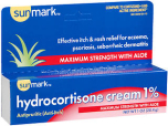 Sunmark Hydrocortisone Cream 1% Maximum Strength With Aloe - 1 oz