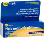 Sunmark Triple Antibiotic Ointment Plus Pain Reliever - 1 oz