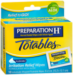 Preparation H Totables Irritation Relief Wipes - 10 Ct.