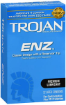 Trojan Enz Premium Lubricant Latex Condoms - 12 ct