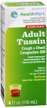 Health Mart Adult Tussin Cough + Chest Congestion DM Liquid Maximum Strength