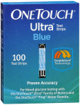 One Touch Ultra, Blue, Test Strips - 100 strips