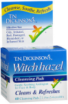 T.N. Dickinson's Witch Hazel Cleansing Pads - 60 ct