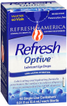 REFRESH Optive Lubricant Eye Drops Single-Use Containers