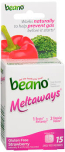 Beano Meltaways Food Enzyme Dietary Supplement Strawberry - 15 Tablets