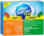 Alka-Seltzer Plus Multi-Symptom Cold & Flu Formula Liquid Gels Day & Night - 20 ct