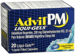 Advil PM Pain Reliever/Nighttime Sleep-Aid Liqui-Gels - 20 ct