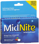 MidNite Dietary Supplement Chewable Tablets Cherry - 30 Tablets
