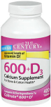 21st Century 600+D3 Calcium Supplement Tablets