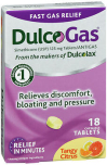 DulcoGas Chewable Tablets Tangy Citrus