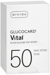 Glucocard Vital Blood Glucose Test Strips - 50 ct