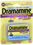 Dramamine for Kids Chewable Tablets Grape Flavor - 8 Tablets