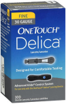 OneTouch Delica Lancets, Fine 30 Gauge - 100 ct